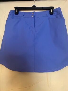 Adidas Periwinkle Blue Skort with Snap Front
